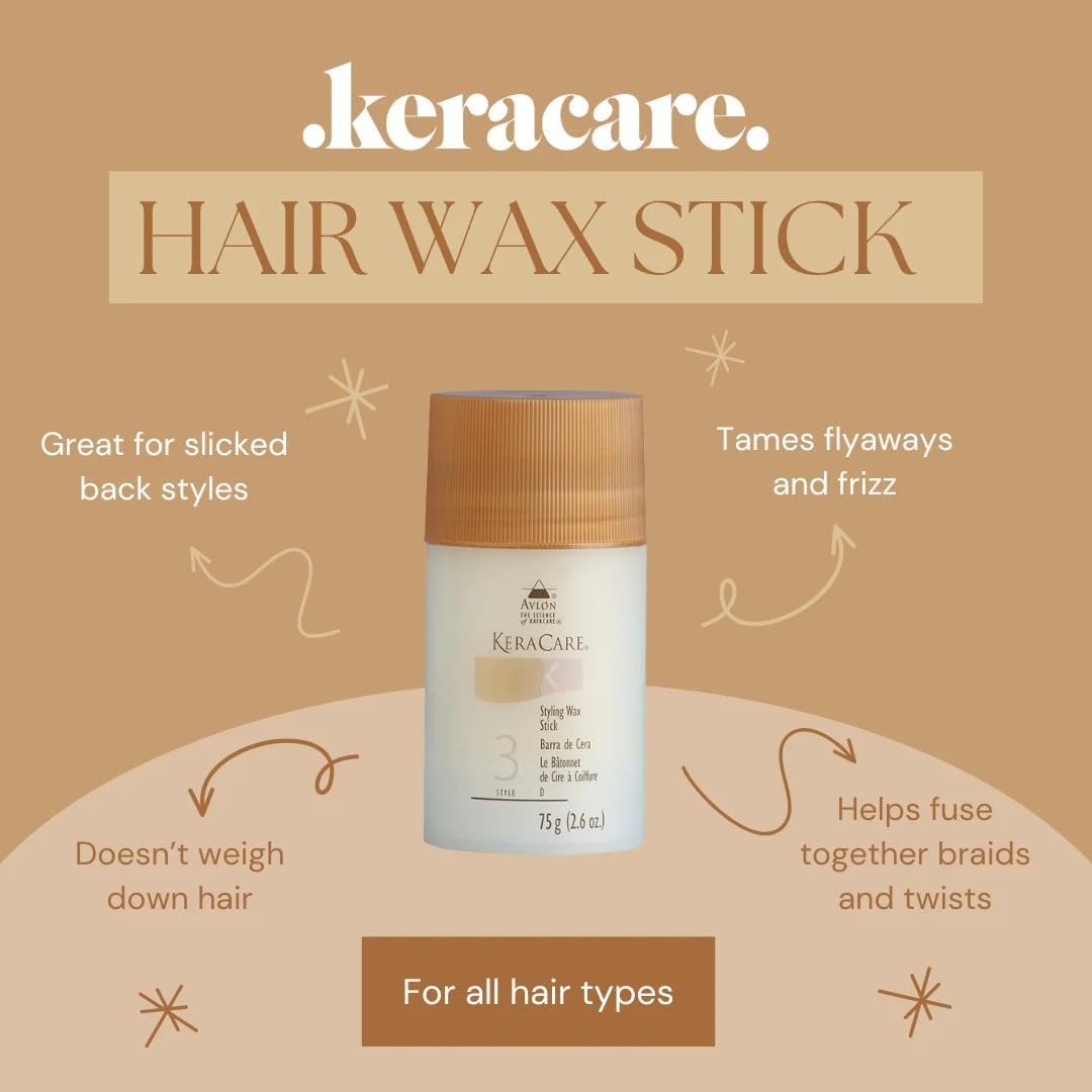 Avlon KeraCare Styling Wax Stick 75 ml or 2.6oz