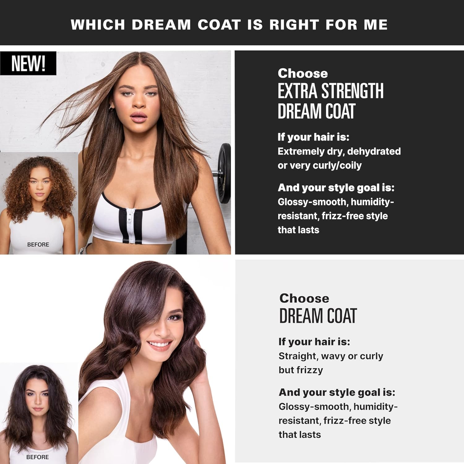 Color Wow Extra Strength Dream Coat 200 ml - Anti-Frizz Waterproofing Spray - Long Lasting Smoothing Effect, Moisture Protection, Shiny Hair, Sulfate Free